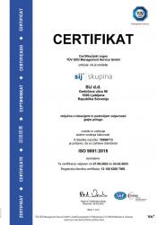 SIJ d.d. ISO 9001 SI